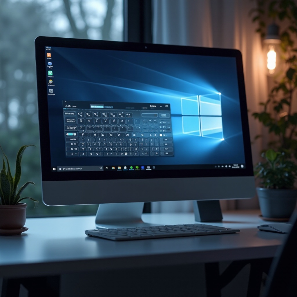 how to bring up on screen keyboard